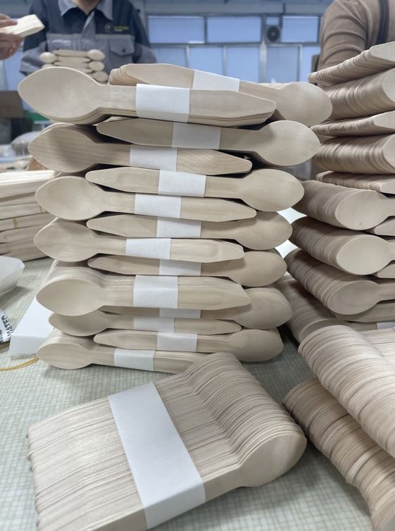 wooden cutlery set disposable